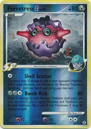 Rising Rivals Forretress G #61/111 reverse holo